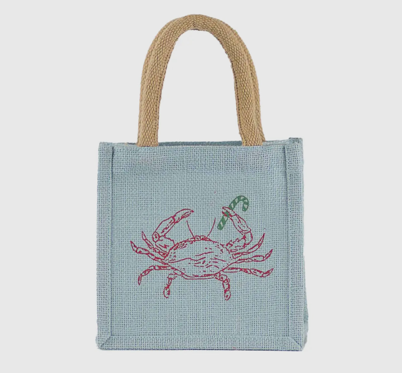 Christmas Crab Petite Gift Tote