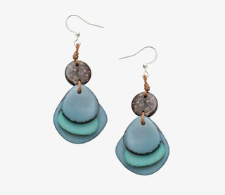 Maia Hand-carved earrings