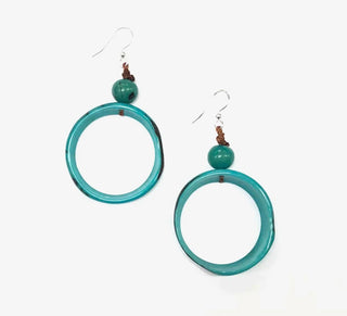 Ring of Life Hand-carved earrings