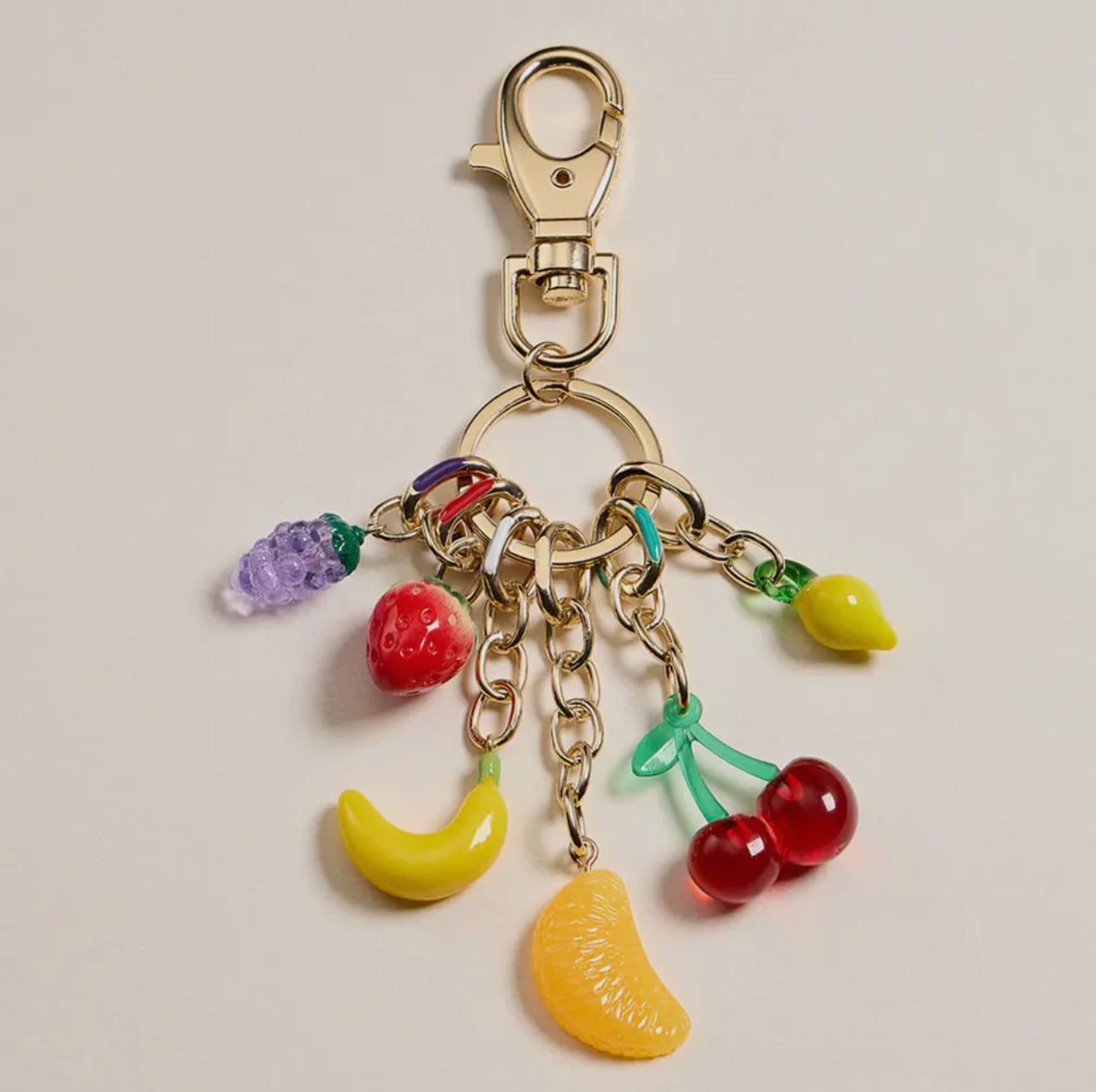 Bundle of Fruit Keychain/Bag Charm