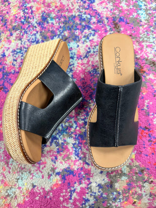 Corky's Kiss N Tell Wedges - Black