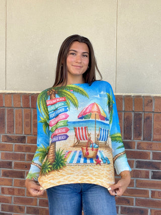 Beach Destination One Size Sweater