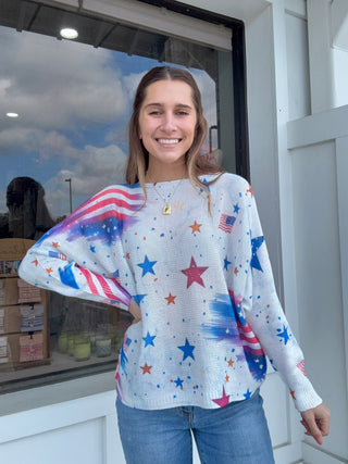 Star Spangled One Size Sweater