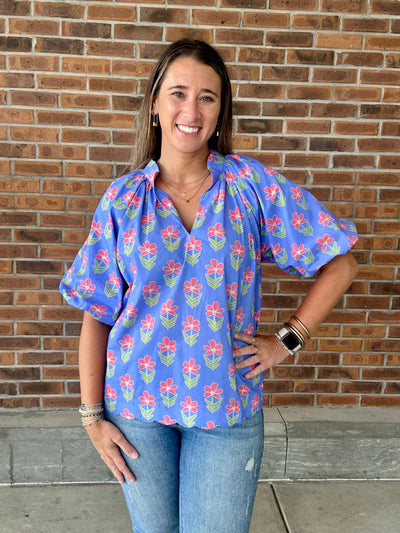 Umgee Summer Floral Top