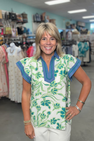 Umgee Floral Fae Top