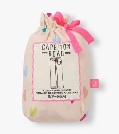 Capelton Road PJ Pants In A Bag - Jelly Bean Hearts