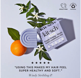 KITSCH Purple Toning Conditioner Bar for Color-Treated & Grey Hair
