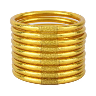 BuDha Girl Gold All Weather Bangles - Serenity Prayer