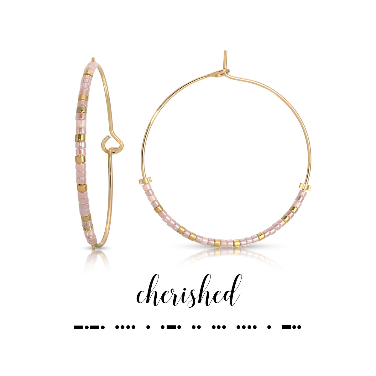 Dot & Dash Cherished Hoop Earrings