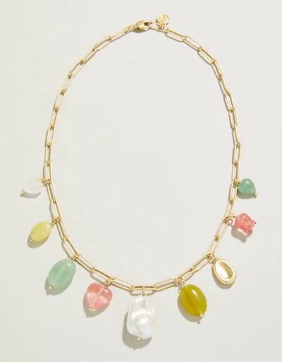 Spartina Cotton Candy Necklace 18” Multi