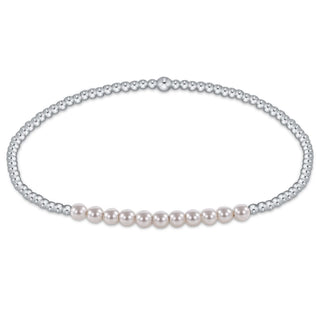 ENewton Silver Bliss 2mm Pearl Bracelet