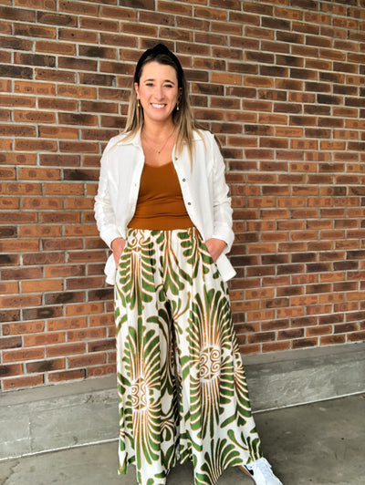 Umgee Whispy Wide Leg Pant