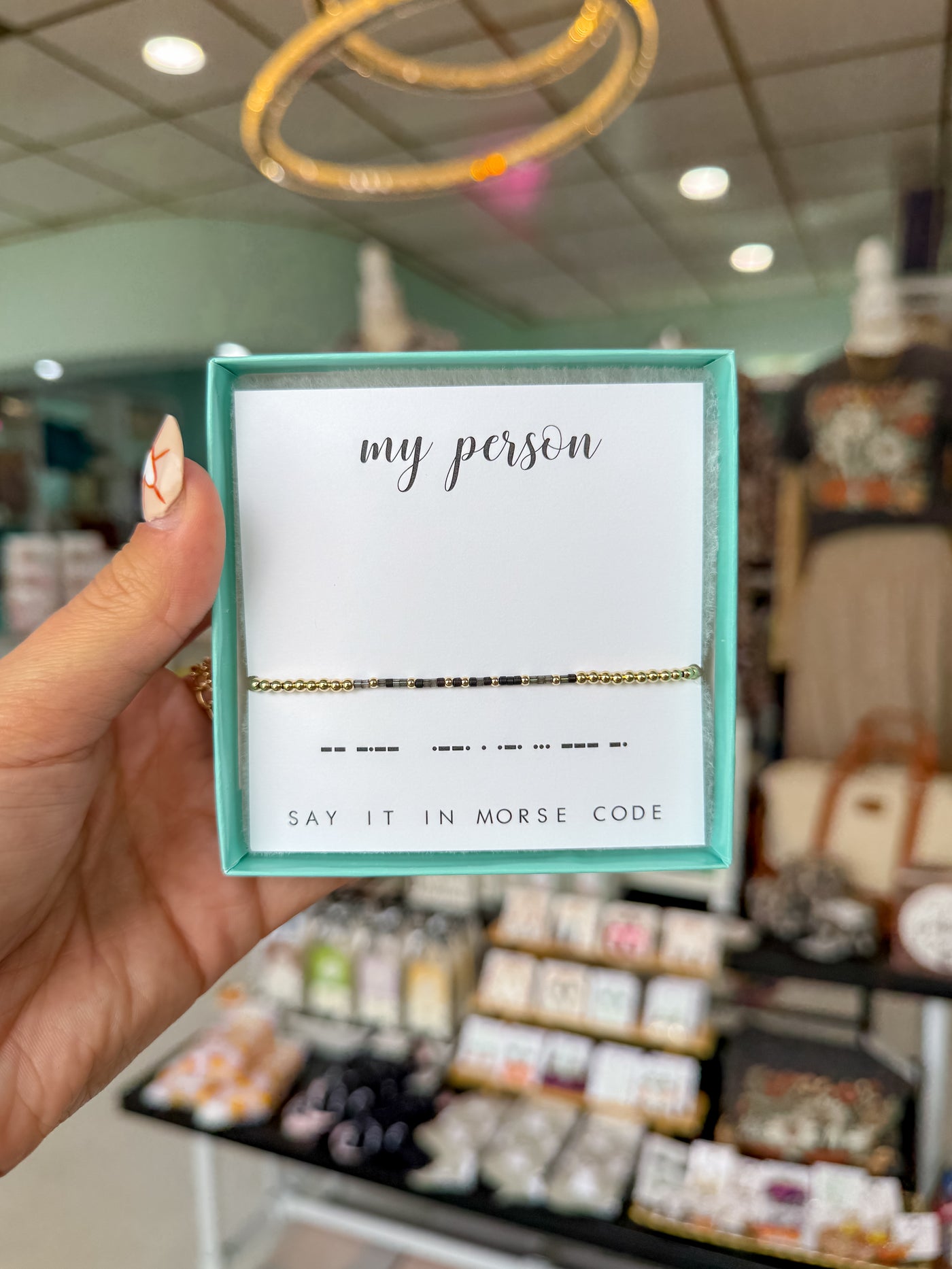 Dot & Dash "My Person" Beaded Bracelet