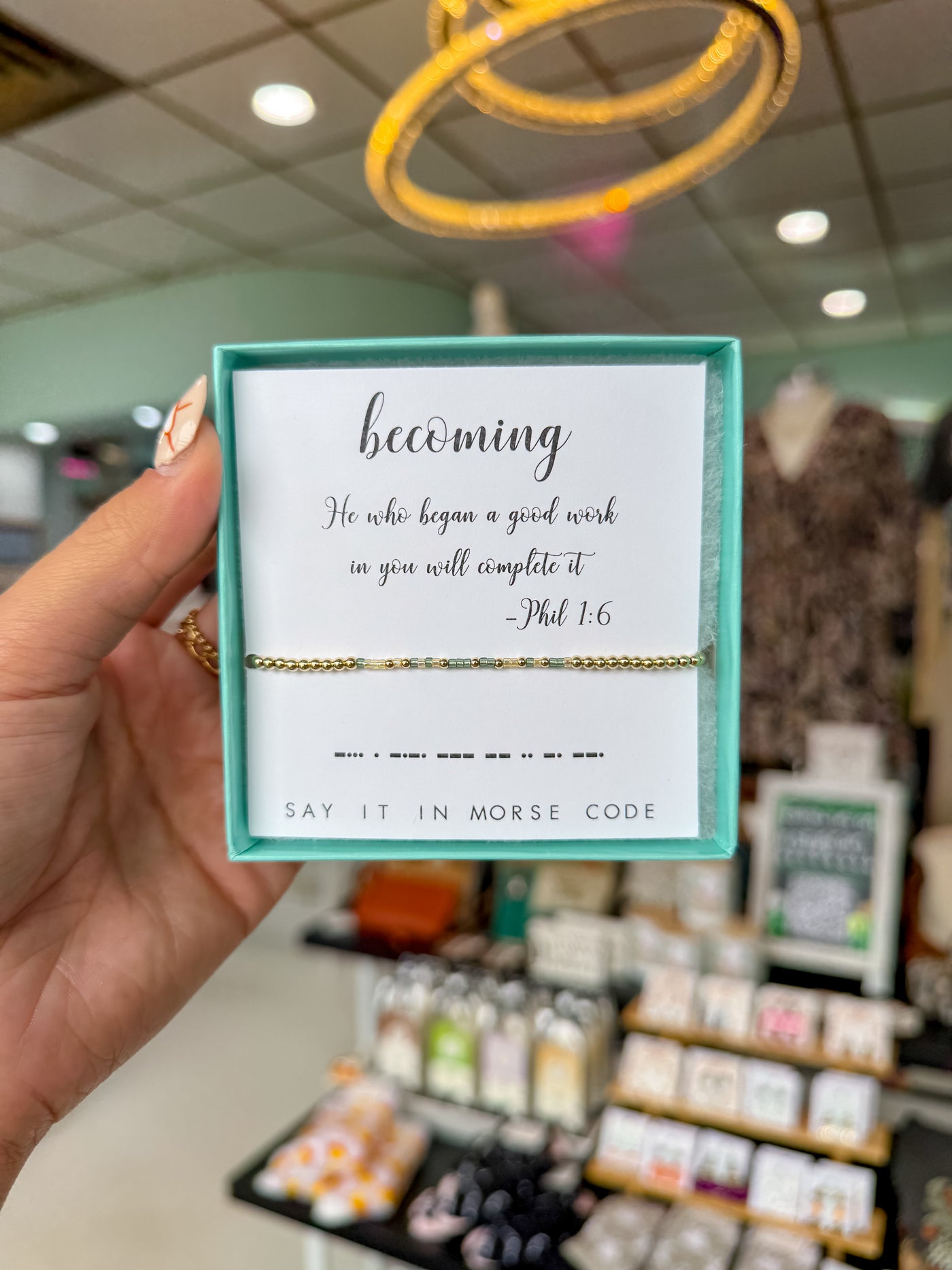 Dot & Dash "Becoming" Beaded Bracelet