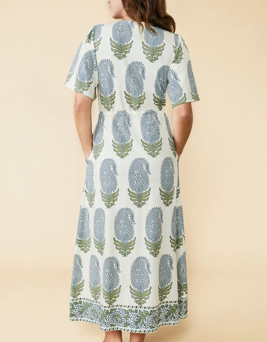 Spartina Blakelynn Midi Dress Hamilton Paisley