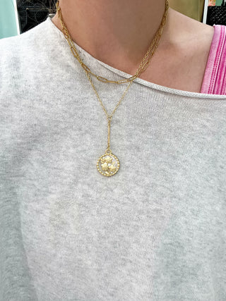 Spartina Azalea Necklace 17” Gold
