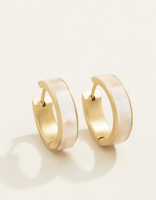 Spartina Mother-of-Pearl Midi Hoops