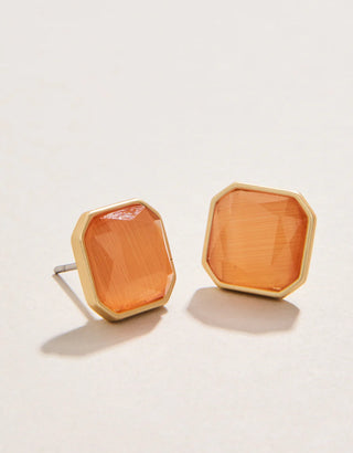 Spartina Chateau Stud Earrings Optic Sunstone