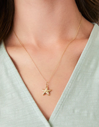 Spartina Splash Starfish Necklace 18”