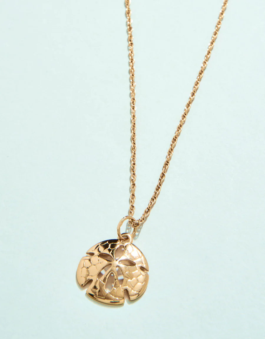 Spartina Splash Sand Dollar Necklace 18”