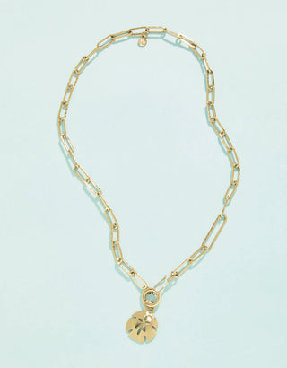 Spartina Splash Sand Dollar Charm Necklace 18”