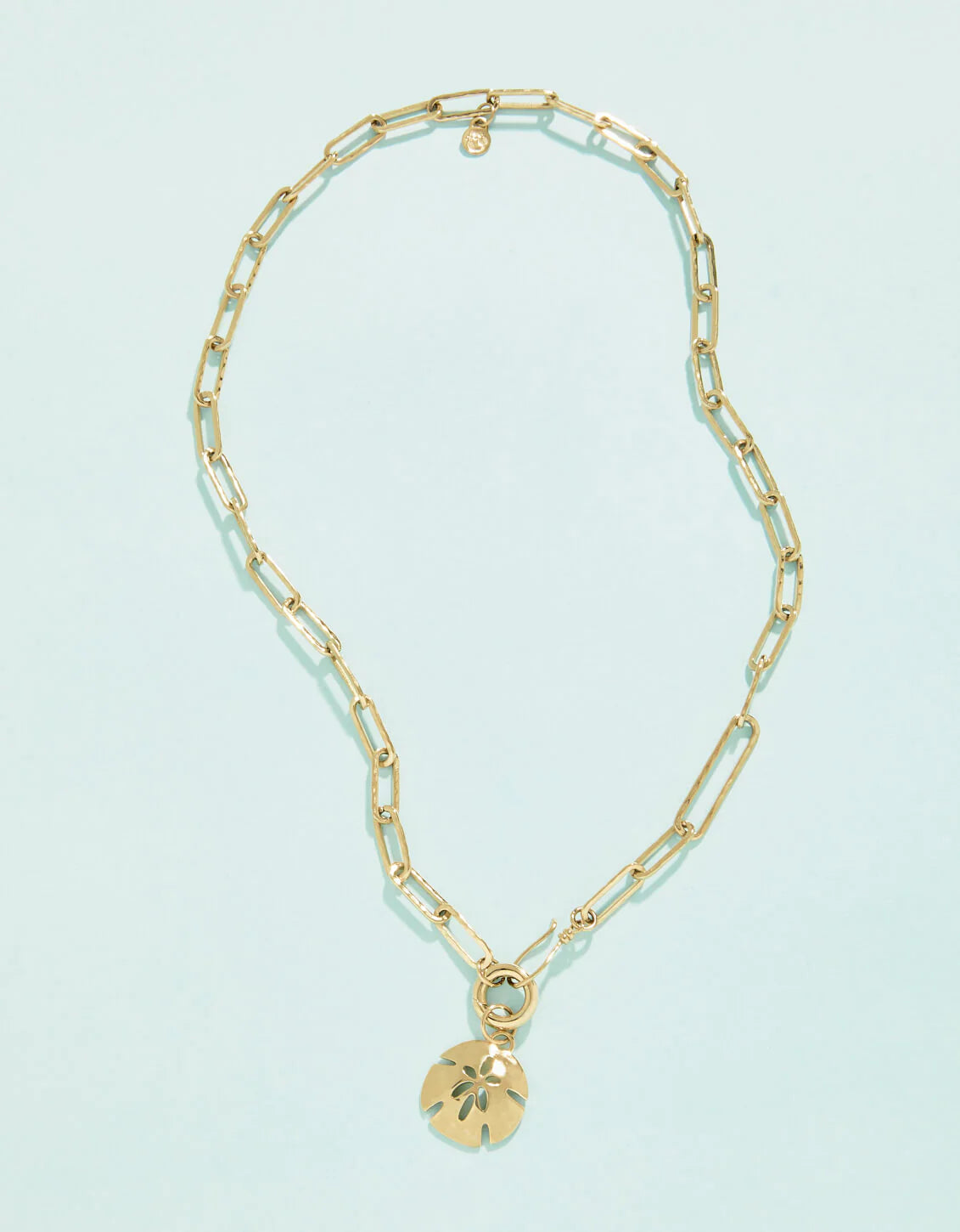 Spartina Sand Dollar Charm Necklace 18”