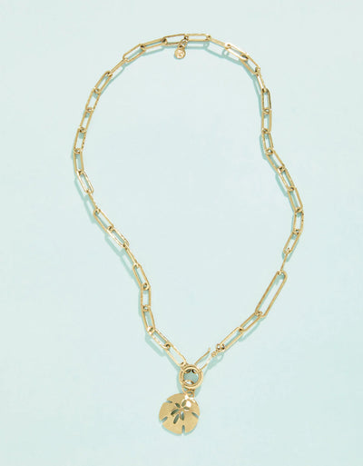 Spartina Sand Dollar Charm Necklace 18”
