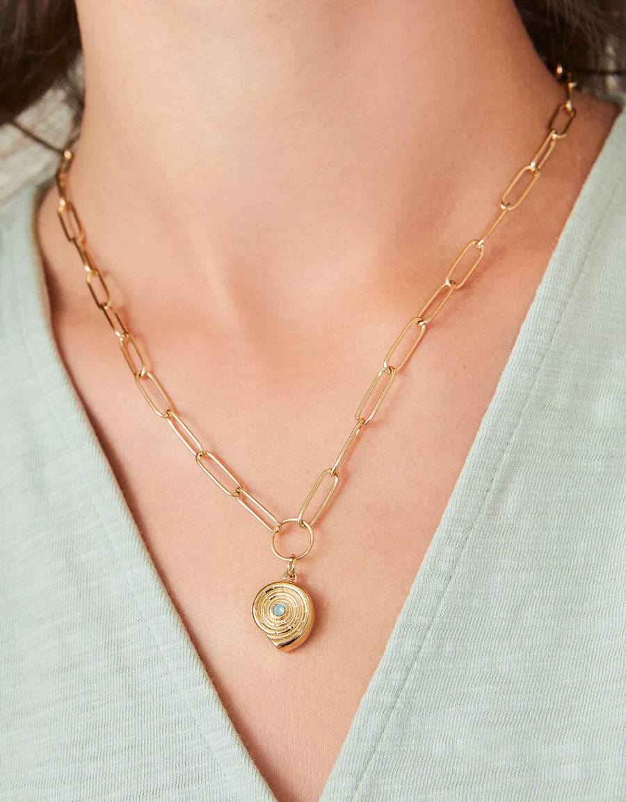 Spartina Splash Moon Shell Necklace 20” – Salty Chic Boutique