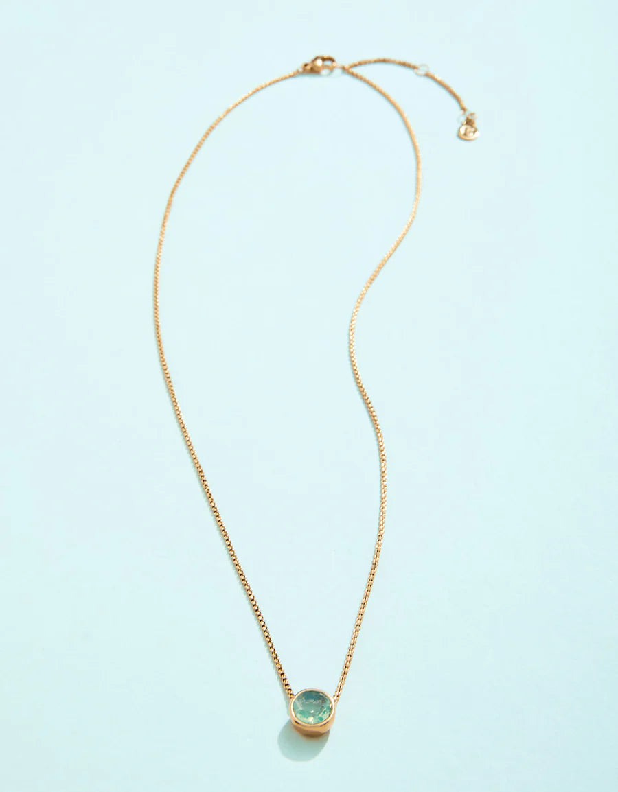 Spartina Splash Lighthouse Necklace 18” Sea Foam