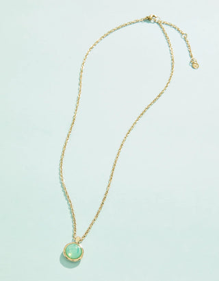 Spartina Splash Harbour Town Necklace 18” Sea Foam