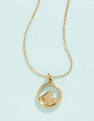 Spartina Splash Atlantic Ocean Necklace 17” Wave