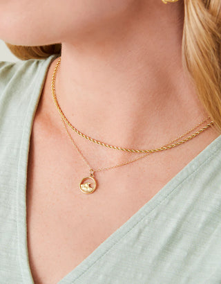 Spartina Splash Atlantic Ocean Necklace 17” Wave