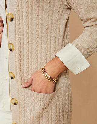 Spartina Lila Stretch Bracelet