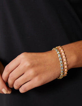 Spartina Lila Stretch Bracelet