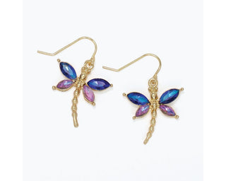 Galaxy Dragonfly Earrings