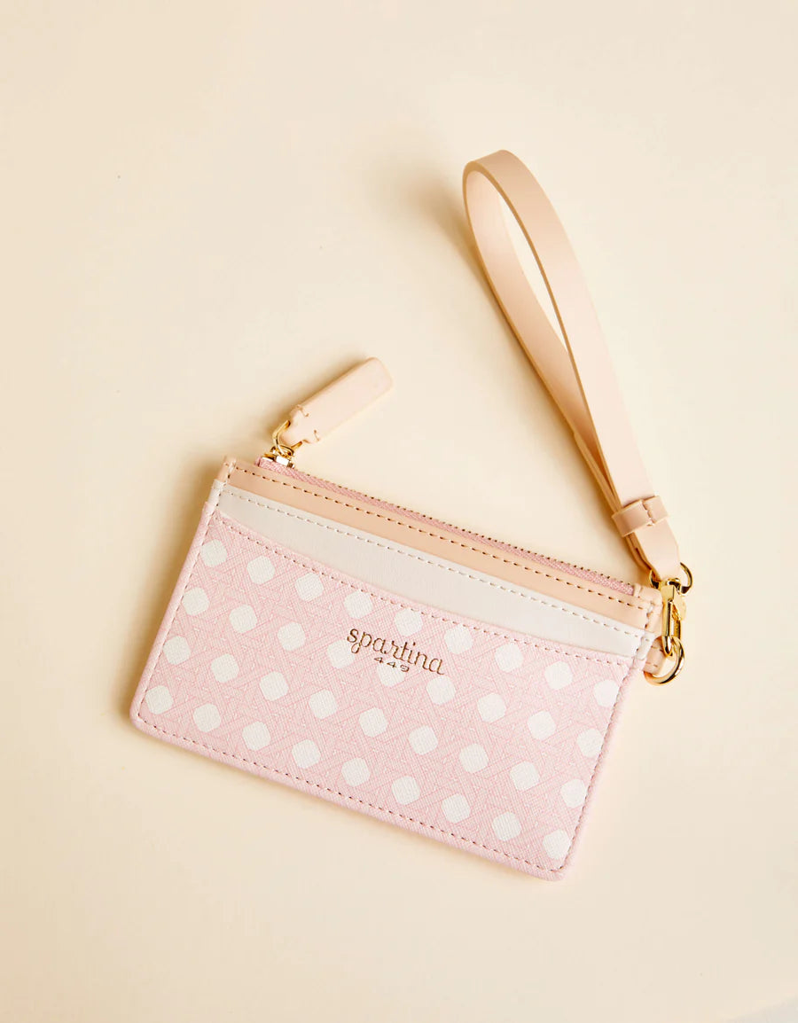 Spartina Slimcard Coinpurse Pink Cane