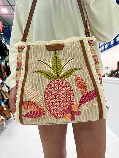 Spartina Melody Bucket Callawassie Pineapple Bag
