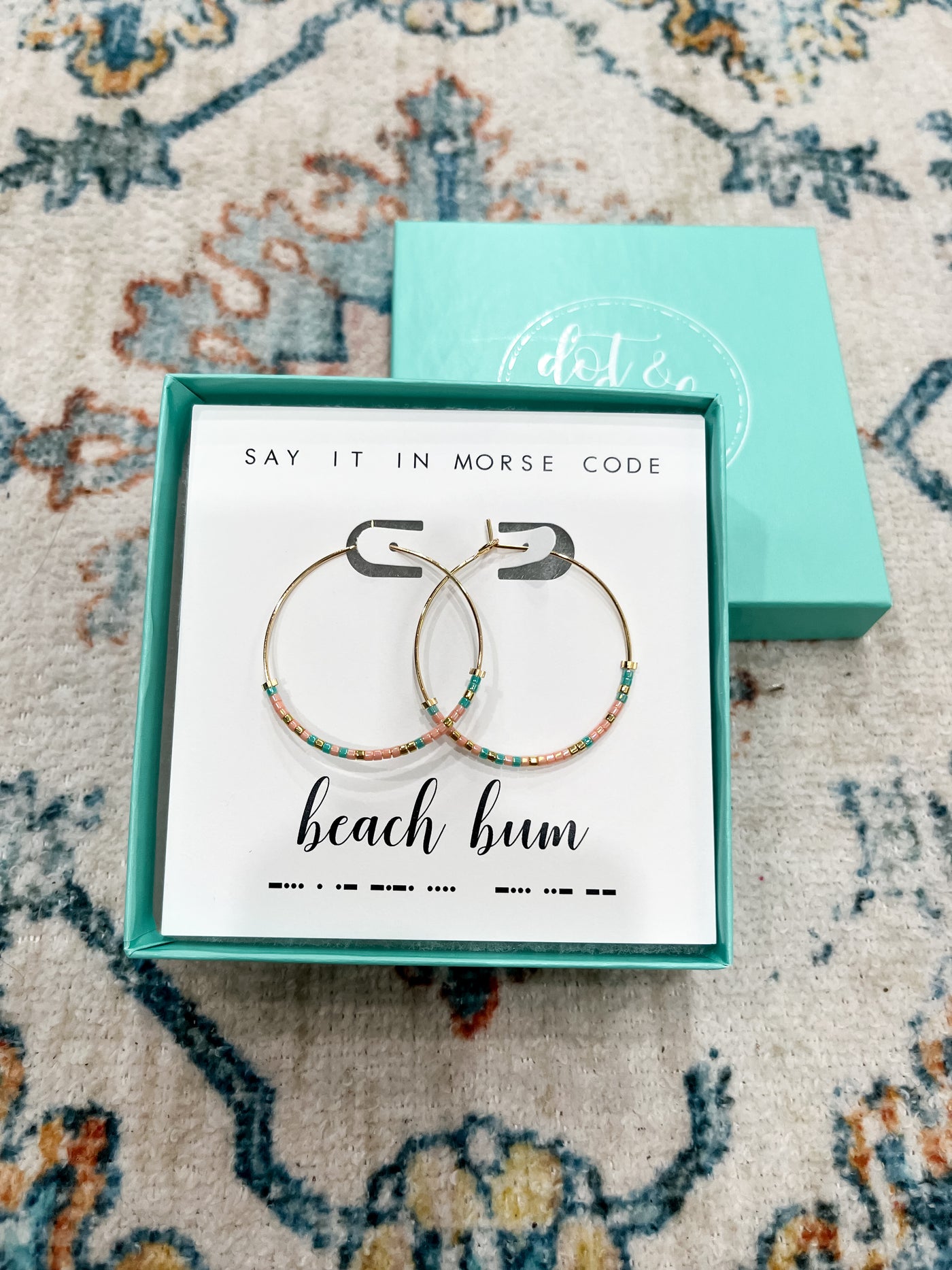 Dot & Dash Beach Bum Hoop Earrings