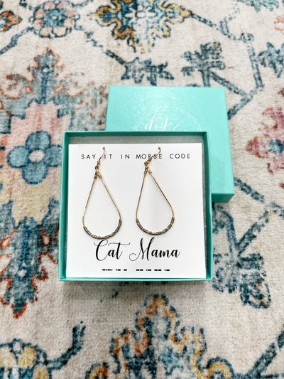 Dot & Dash Cat Mama Earring