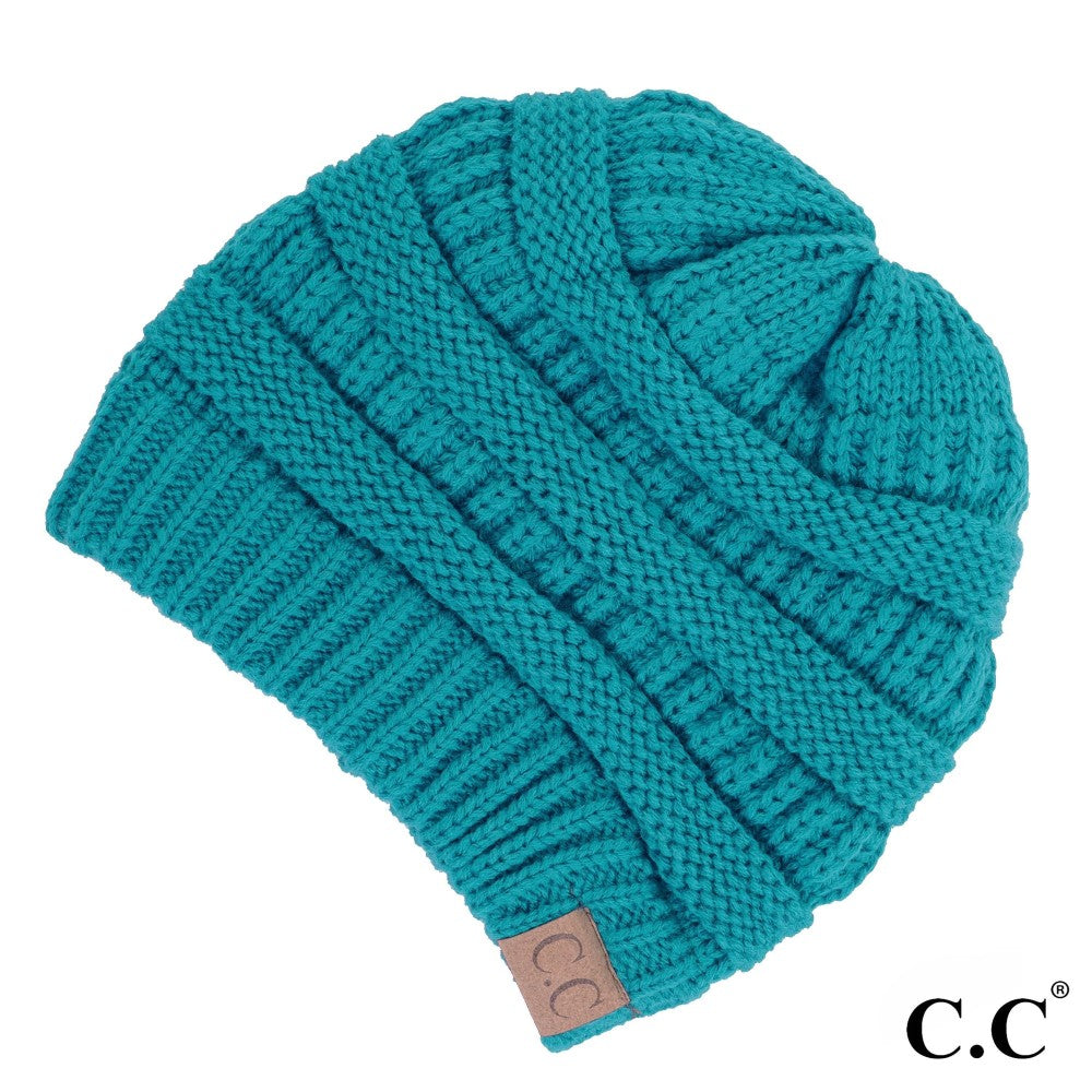 CC Solid Ribbed Beanie "The Original" Beanie