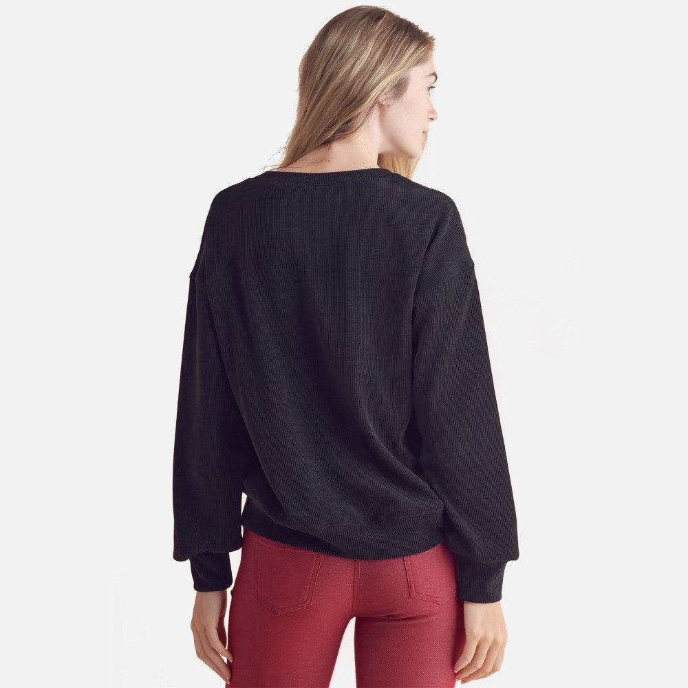 Simply Comfort Ribbed Pullover