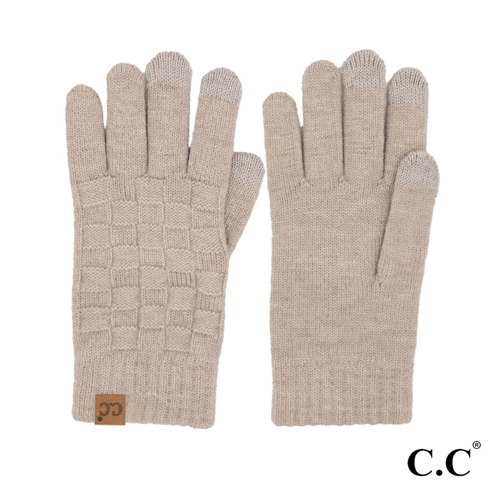 CC Weaving Textured Glove - Touchscreen Compatible