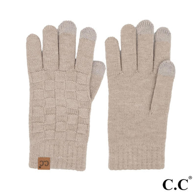 CC Weaving Textured Glove - Touchscreen Compatible