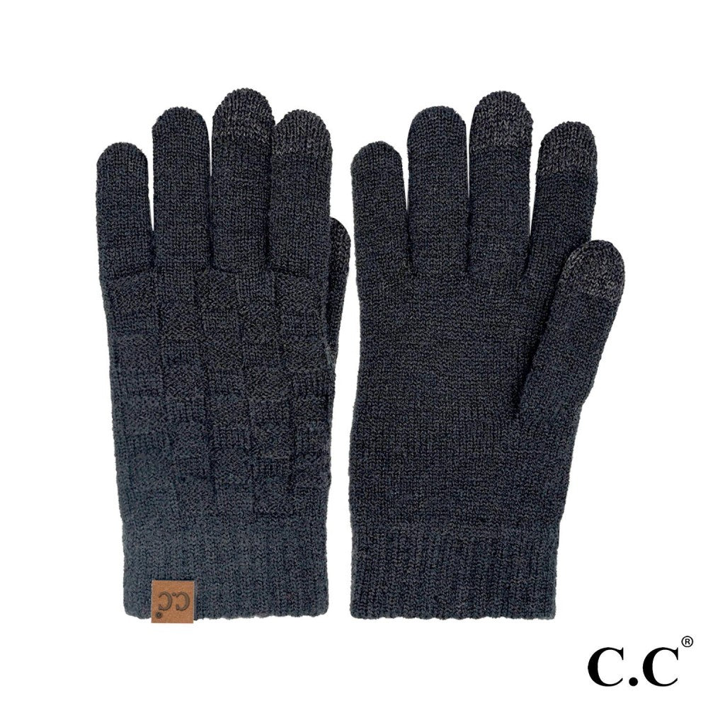 CC Weaving Textured Glove - Touchscreen Compatible