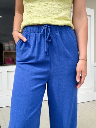 Linen Wide Leg Pants