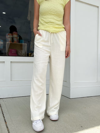 Linen Wide Leg Pants