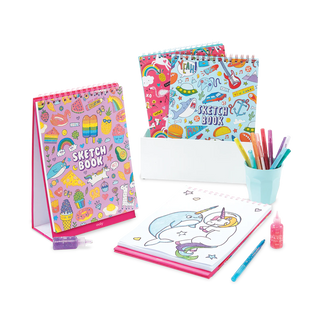 Sketch & Show Standing Sketchbook - Cute Doodle World