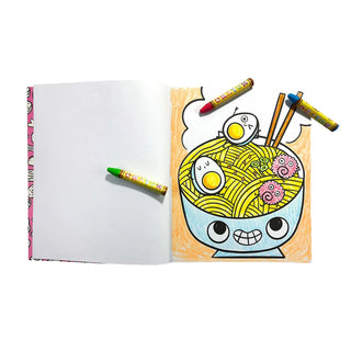 Color-in' Book Coloring Book - Happy Snacks