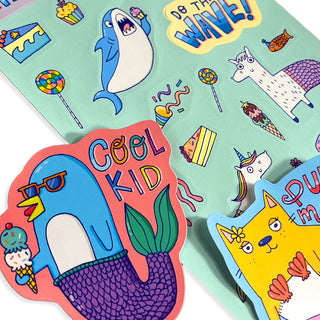 Stickiville Mer-Made to Party Scented Stickers