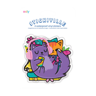Stickiville Silly Kitties Vinyl Stickers